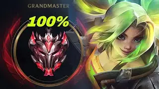 WILD RIFT ZERI PATCH 4.2a 100% PERFORMED BETTER IN GRANDMASTER TIER (BUILD AND RUNES)
