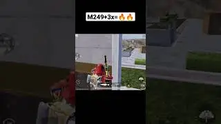 M249+3x=🔥🔥 1v2🔥🔥 #shorts #bgmi #jonathan #1v2 #m249