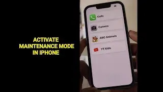 iphone maintenance mode activate when you give mobile for repair |  iphone assistive access mode