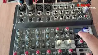 Behringer mixer test, steady sound, clear DSP effect features.