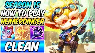 S+ HOW TO PLAY HEIMERDINGER | Diamond Commentary | Best Full AP Build & Runes | League of Legends