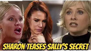 Sharon exposes Sally's secret love to Leanna, Sally faces public trouble Y&R Spoilers Next Week