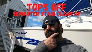 A Great Way to Clean Stains off Your Boat Hull | Clean sea water stains
