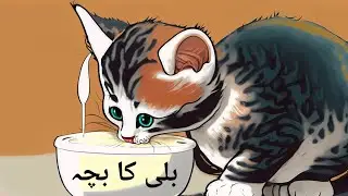Billi ka bacha || بلی کا بچہ || Urdu story || Moral stories || Urdu kahani || kids stories and fun