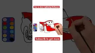 How to draw lightning mcqueen #drawing #howtodraw #art