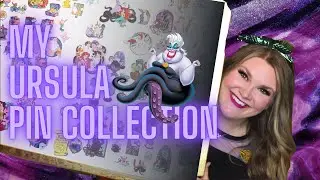 MY DISNEY PIN COLLECTION 🐙 👑 📌 Ursula the Sea Witch & Vanessa Pin Board
