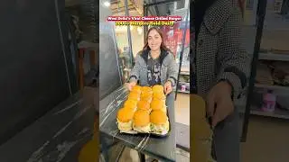 West Delhi Viral Cheese Burgers #shorts #ytshorts