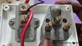 16 Amps Switch, Socket Connection for fridge hetar Ac | Telugu Technician Works