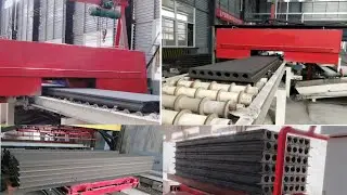 Acotec precast concrete wall panel extrusion production line