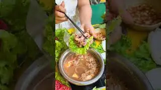 Beef dipped in vinegar sauce is super delicious. #shorts #streetfood #food #foodie #foodreview #r...