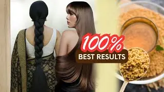 Best HairGrowth Remedy | Fenugreek Shampoo Hack for Long Strong Thick Hair | 100% Hair Booster 