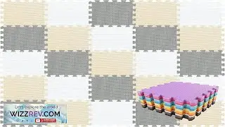qqpp EVA Rubber 18 Tiles Interlocking Puzzle Foam Floor Mats Baby Review