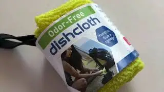 Gear Review // Lunatec Odor-Free Dishcloth