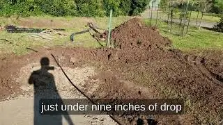 Excavating a manufactured home pad  (buy and build mobile home series)