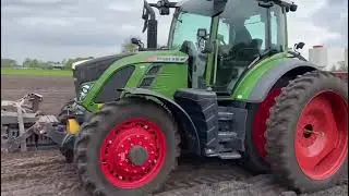 Schukkert aardappelen poten 2022 met de Fendt 516 en hassia pootmachine
