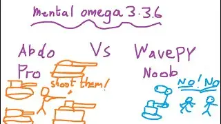 Mental Omega 3.3.6 - 1v1 Abdo vs Wavepy with PvP New Maps