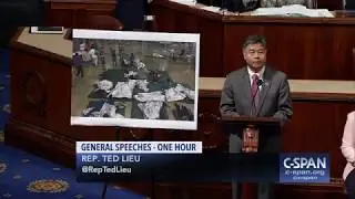 Rep. Ted Lieu plays audio from detention center on House floor (C-SPAN)