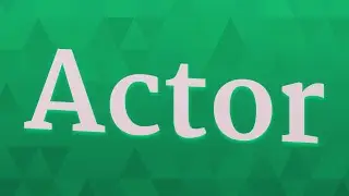 ACTOR pronunciation &bull; How to pronounce ACTOR