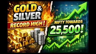 GOLD AND SILVER RECORD HIGH...#trading #chartpatterns #sharemarket #nifty