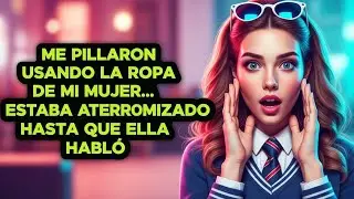 Me pillaron usando la ropa de mi mujer… Estaba aterrorizado hasta que ella habló