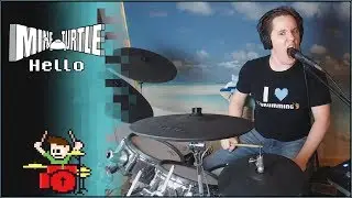 Mine Turtle Asdfmovie Song On Drums! -- The8BitDrummer