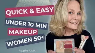Quick Easy Under 10 Minute Makeup for Women 50+ (Beginner Tutorial)