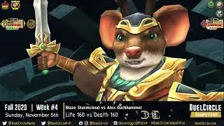 Fall '23: Week 4 Sunday - Blaze Stormcloud vs Alex Darkhammer