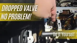 Engine Valve Recovery After It Dropped In The Cylinder 👍🏻