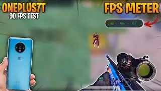 Oneplus7t Review With Fps meter 😍 | Smooth 90Fps Test | Pubg Mobile & Bgmi | STG Awais Live