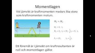 Gy Fysik 2 Heureka Kap 2 Jämvikt och kraftmoment Kapitelsammanfattning