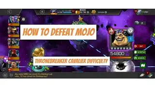 How to Defeat Mojo Thronebreaker/ Cavalier Difficulty, please subscribe
