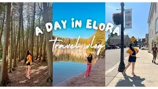 ELORA DAY TRIP - CANADA TRAVEL VLOG 2023 Beautiful Town in Ontario Museum Quarry Art Things to do