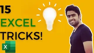 🔥15 Amazing Excel Tricks✅