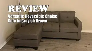 Review: Homelegance Phelps 78x58 Fabric Reversible Chaise Sofa in Grayish Brown 2026