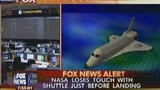 Columbia Disaster: FOX News Live Coverage 8:44 AM-9:30 AM