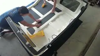 Installed Boom Mats on the 2018 Jeep JLU Rubicon