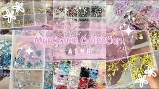 ⋆ ˚｡⋆୨୧˚ My Nail Charm Collection | ASMR | ˚୨୧⋆｡˚ ⋆