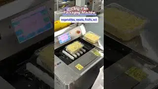 Cling Film Packaging Machine for fruits. #food #packingmachinefactory #packing #machine #factory