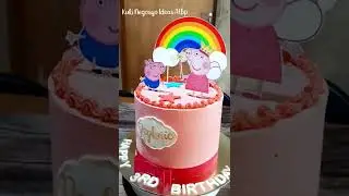 Peppa Pig Themed Cake #peppapigthemedcake #peppapig #kukisnegosyoideasatbp #peppapig