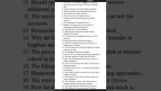 30 Research topics on Education#yotubeshorts