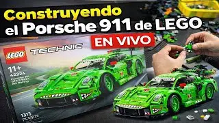 Construyendo el Porsche 911 GT3 de LEGO 🧩🚗 EN VIVO