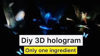 How to make your own 3D Hologram projector | easy diy tutorial | #shorts