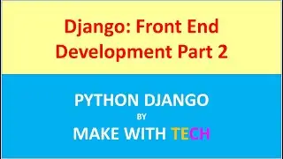 6. Django: Online shopping website | Front End development using Bootstrap | Django lWeb development