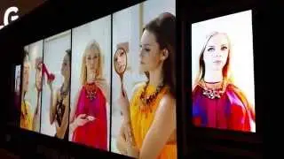 Fashion display LG - MOSCHINI ADVCOM at ISE 2015