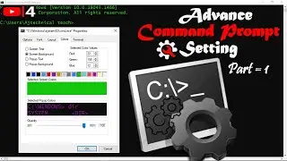 cmd color change permanently | command prompt color change | Windows CMD color codes | cmd commnad |