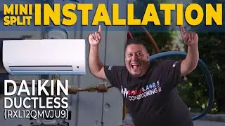 Mini Split Installation Daikin Model RXL12MVJU9