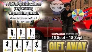 GIFT AWAY AVAKIN LIFE 15-18sept set animasi ( Edisi 100 Subs )