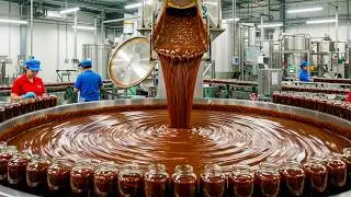 Le SECRET de Fabrication de la Sauce Hoisin Industrielle (Usine Géante et 500 Bouteilles/Minute)