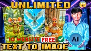 🔥Top 10 Free Text-to-Image Websites🔥 (Unlimited Use!) ✅ Non paid ❌