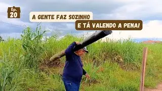 Um Dia Simples na Chácara - Um Sonho Sendo Construído